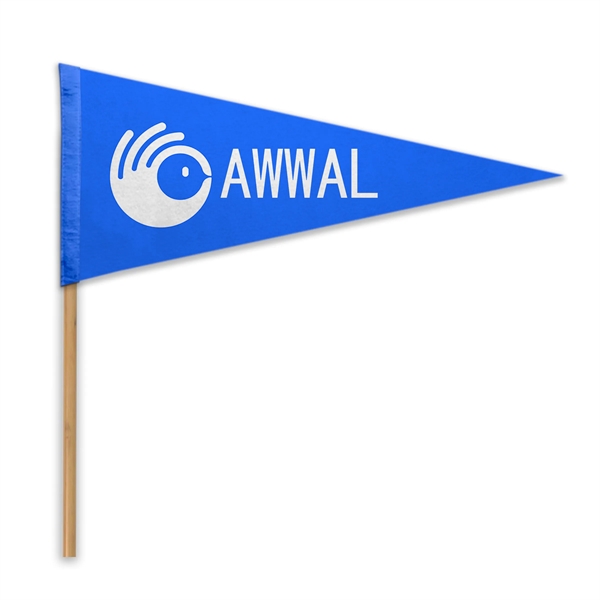 Acrylic Felt Pennant with Pole - Heat Transfer - Acrylic Felt Pennant with Pole - Heat Transfer - Image 4 of 7