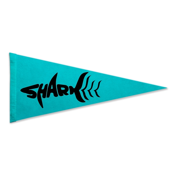 9" x 24" Acrylic Felt Pennant without Pole - Silk Screen - 9" x 24" Acrylic Felt Pennant without Pole - Silk Screen - Image 0 of 1