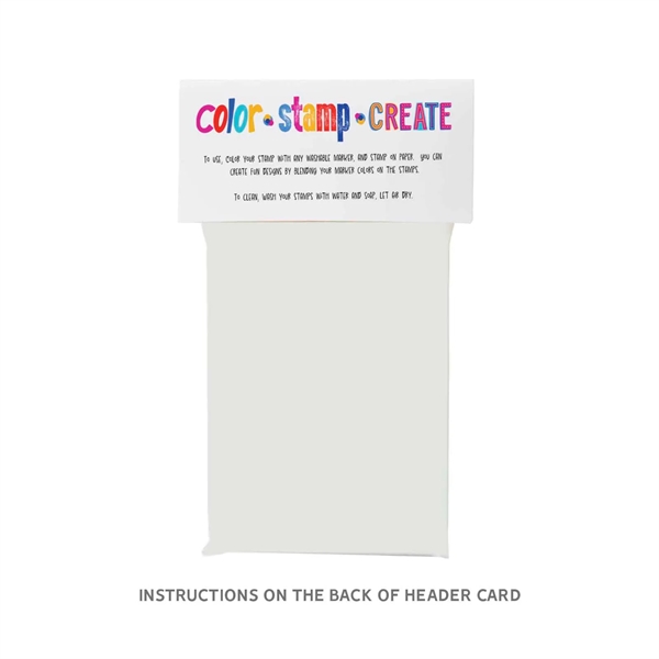 2 Pack Foam Stamp Kit - 2 Pack Foam Stamp Kit - Image 3 of 5