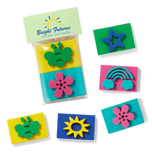 2 Pack Foam Stamp Kit - 2 Pack Foam Stamp Kit - Image 0 of 5