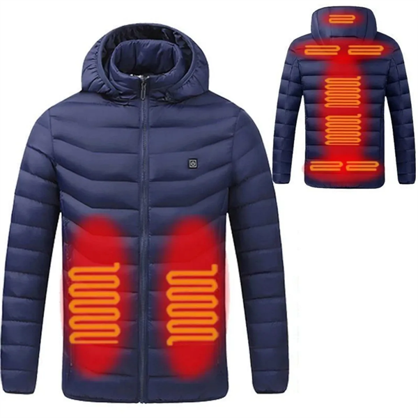 USB Heated Jacket Hoodie Coat Vest 9 Heating Zones - USB Heated Jacket Hoodie Coat Vest 9 Heating Zones - Image 0 of 7