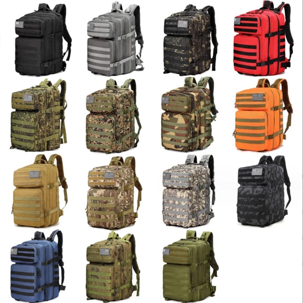 Large Capacity Tactical Military Outdoor Survival Backpack - Large Capacity Tactical Military Outdoor Survival Backpack - Image 2 of 2