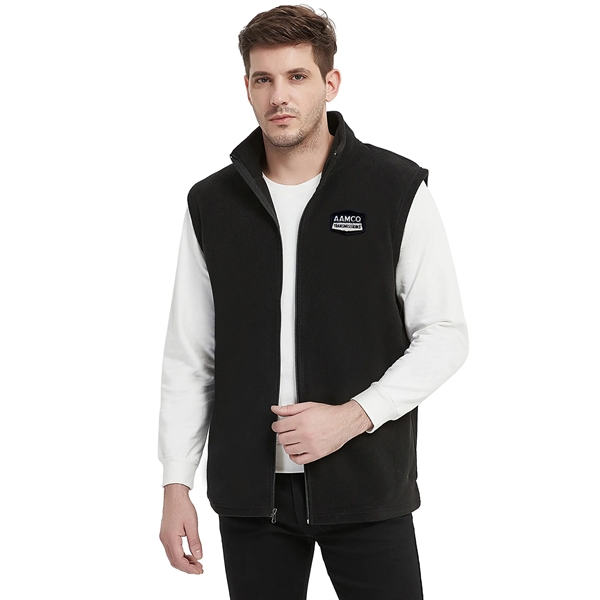 Men's Basic Polar Fleece Vest - Men's Basic Polar Fleece Vest - Image 0 of 1