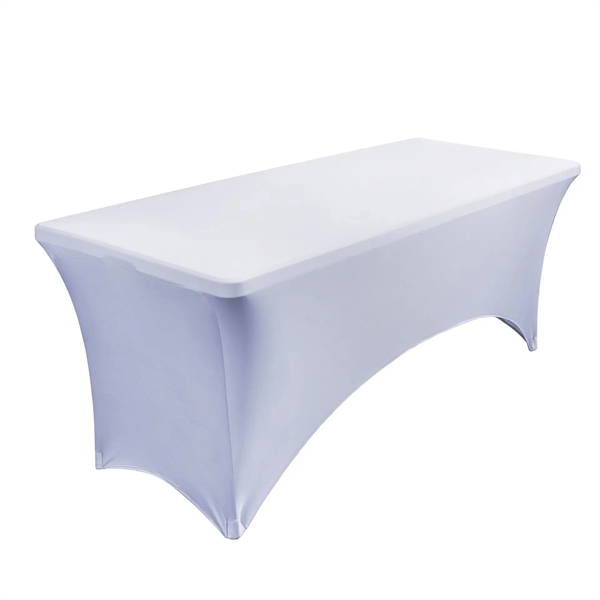 6FT Thickened Elastic Table Cover Tablecloth - 6FT Thickened Elastic Table Cover Tablecloth - Image 2 of 6