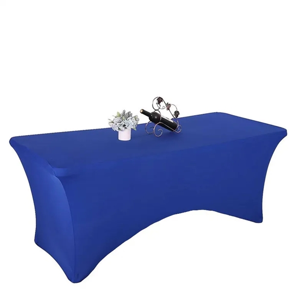 6FT Thickened Elastic Table Cover Tablecloth - 6FT Thickened Elastic Table Cover Tablecloth - Image 4 of 6