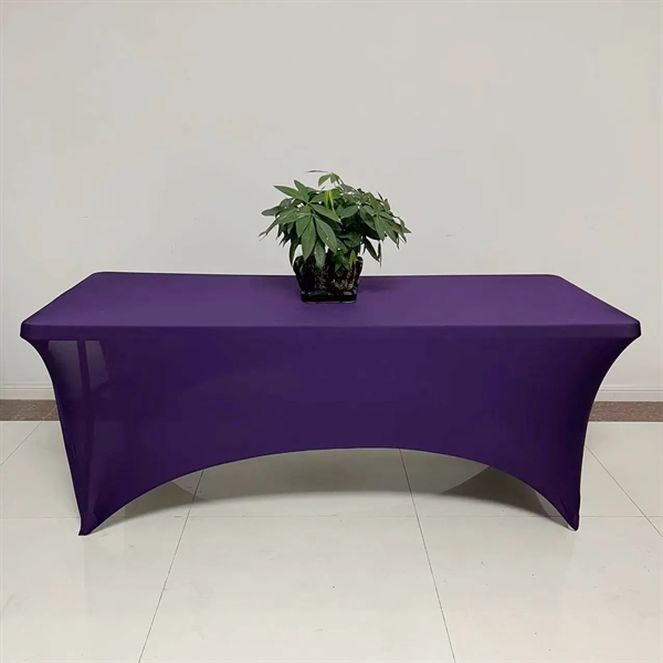 6FT Thickened Elastic Table Cover Tablecloth - 6FT Thickened Elastic Table Cover Tablecloth - Image 5 of 6