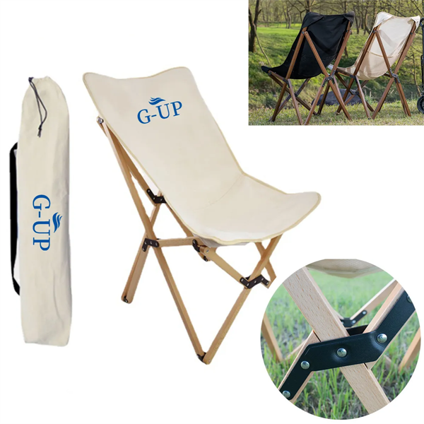 White Portable Folding Camping Chair - White Portable Folding Camping Chair - Image 0 of 2