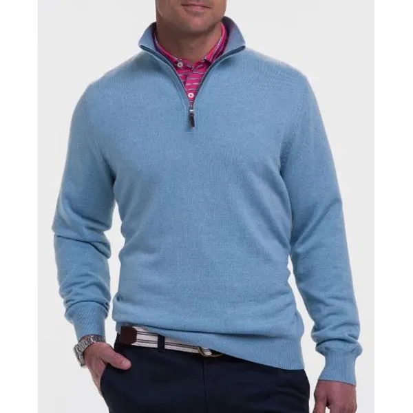 Fairway & Greene Men's Merino Quarter-Zip Windsweater - Fairway & Greene Men's Merino Quarter-Zip Windsweater - Image 5 of 5
