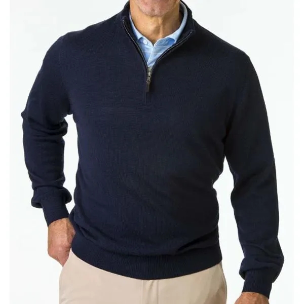 Fairway& Greene Men's Merino Classic Qtr-Zip Pullover - Fairway& Greene Men's Merino Classic Qtr-Zip Pullover - Image 0 of 0