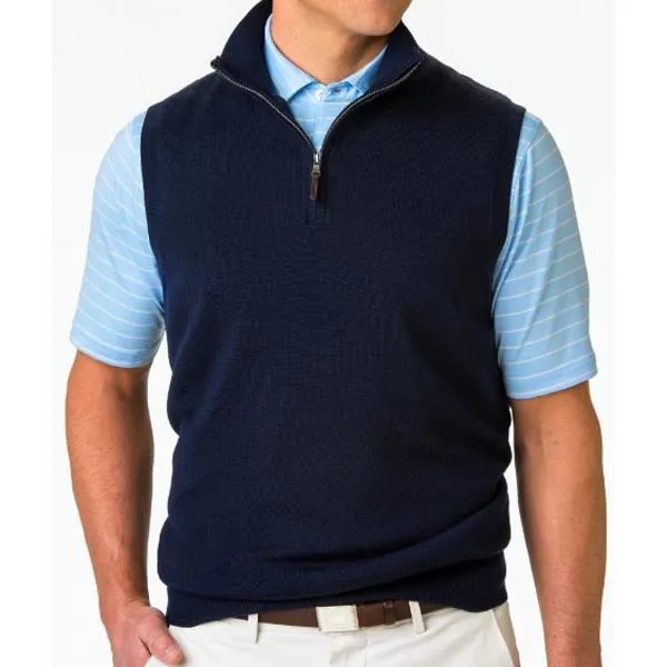 Fairway & Greene Men's Merino Quarter-Zip Vest - Fairway & Greene Men's Merino Quarter-Zip Vest - Image 0 of 0