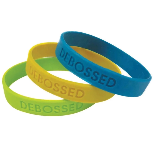 Emboss Glow Wristbands - Emboss Glow Wristbands - Image 1 of 2