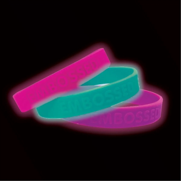 Emboss Glow Wristbands - Emboss Glow Wristbands - Image 0 of 2