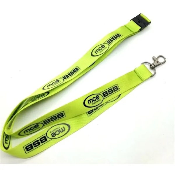 5/8" Safety Breakaway Polyester Lanyard - 5/8" Safety Breakaway Polyester Lanyard - Image 0 of 6