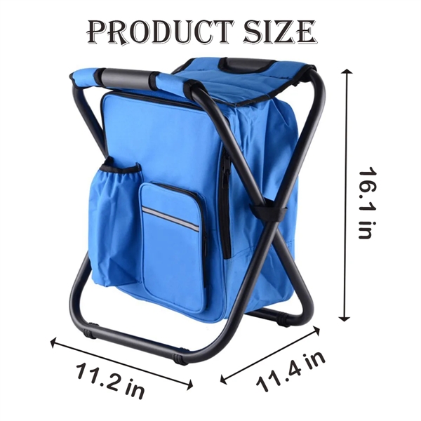 Backpack Stool Cooler Chair Heavy Duty - Backpack Stool Cooler Chair Heavy Duty - Image 1 of 5