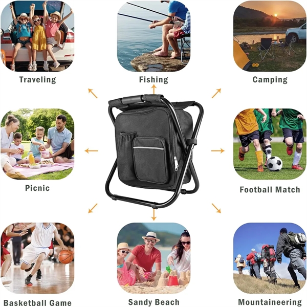 Backpack Stool Cooler Chair Heavy Duty - Backpack Stool Cooler Chair Heavy Duty - Image 5 of 5