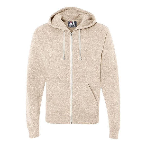 J. America Triblend Full-Zip Hooded Sweatshirt - J. America Triblend Full-Zip Hooded Sweatshirt - Image 20 of 23