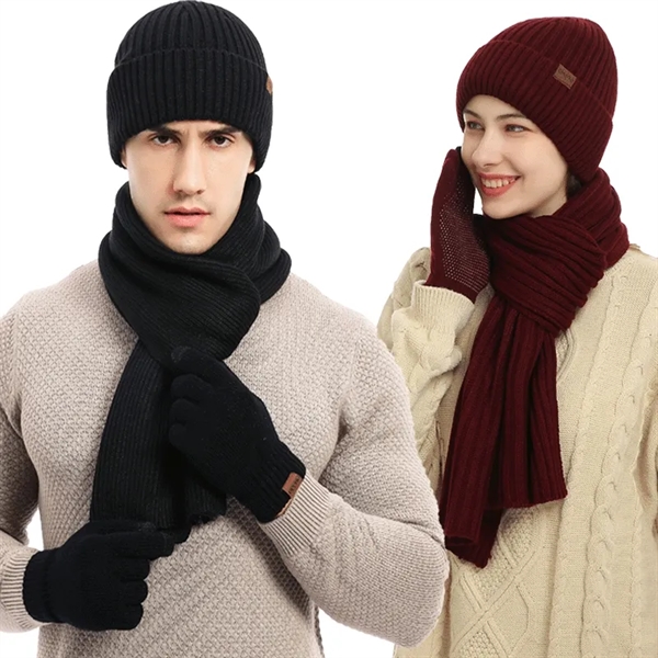 Winter Hat Scarf and Gloves Set - Winter Hat Scarf and Gloves Set - Image 0 of 1
