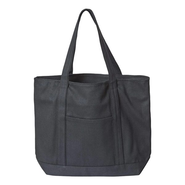 Liberty Bags XL Zippered Cotton Canvas Resort Tote - Liberty Bags XL Zippered Cotton Canvas Resort Tote - Image 1 of 4