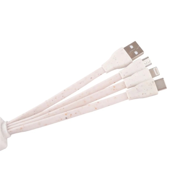 Bamboo Wheat Straw Multi Charging Cable - Bamboo Wheat Straw Multi Charging Cable - Image 5 of 5