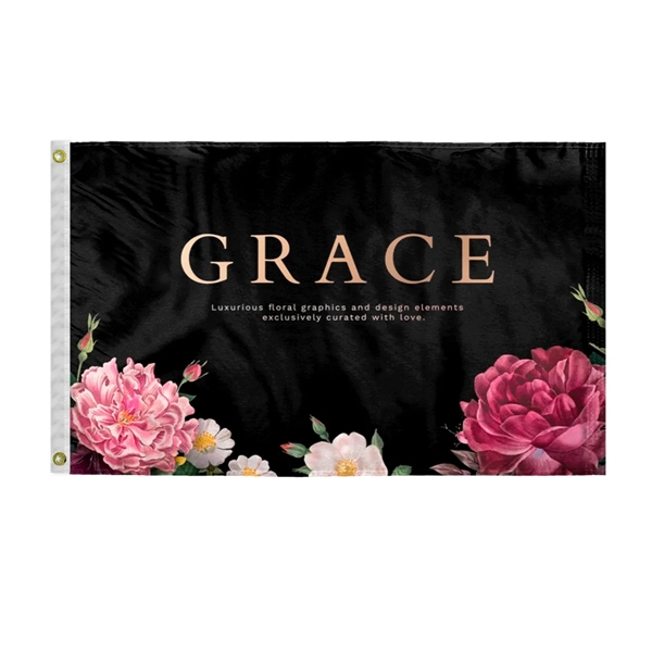 Custom Digital Print Flag 2.5' x 4' 2 Sided Poly - Custom Digital Print Flag 2.5' x 4' 2 Sided Poly - Image 0 of 0