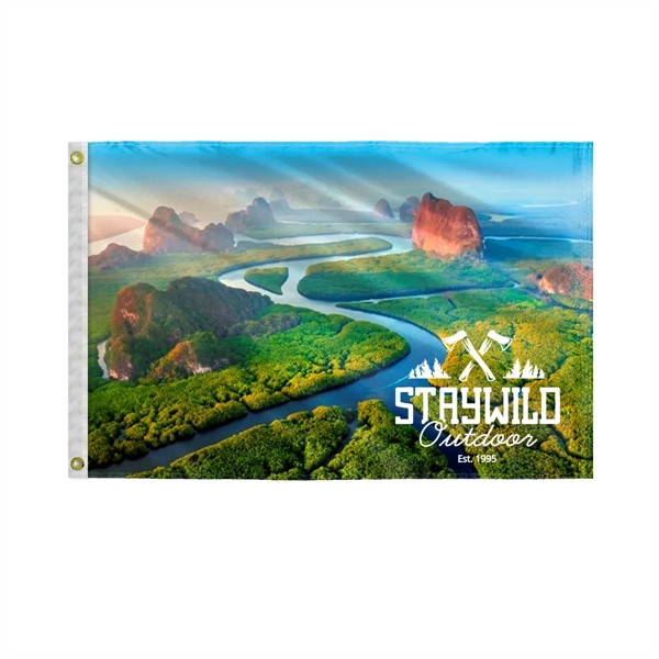 Custom Digital Print Flag 2' x 3' Nylon - Custom Digital Print Flag 2' x 3' Nylon - Image 0 of 0