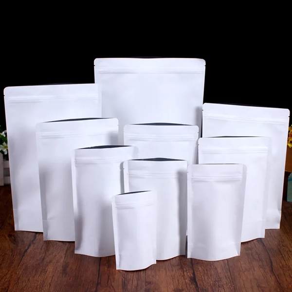White Stand Up Pouchs for Food Storage - White Stand Up Pouchs for Food Storage - Image 3 of 3