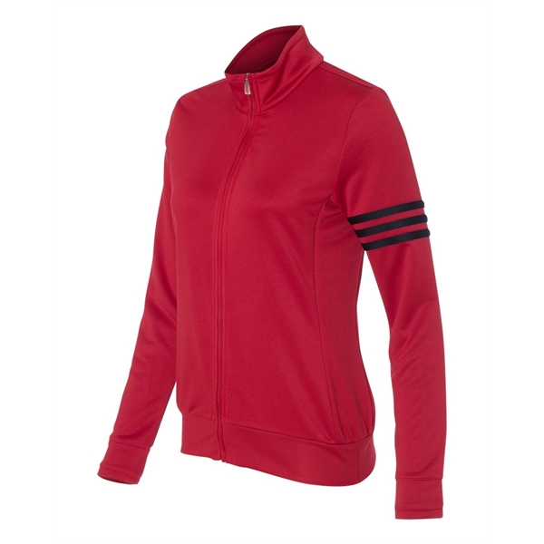 Adidas Women's 3-Stripes French Terry Full-Zip Jacket | Plum Grove