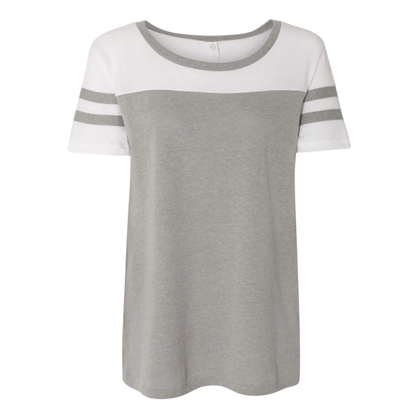 Alternative Women's Vintage 50/50 Jersey Stadium Tee - Alternative Women's Vintage 50/50 Jersey Stadium Tee - Image 9 of 17
