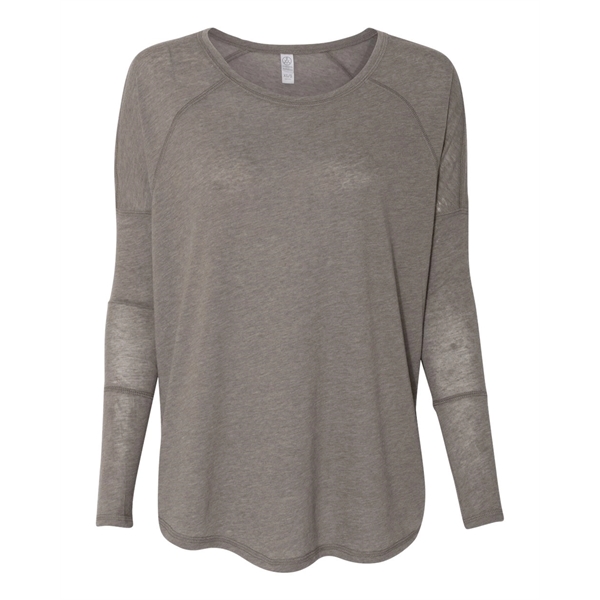 Alternative Women's Gauze Ramble Long Sleeve Raglan Tunic - Alternative Women's Gauze Ramble Long Sleeve Raglan Tunic - Image 4 of 15