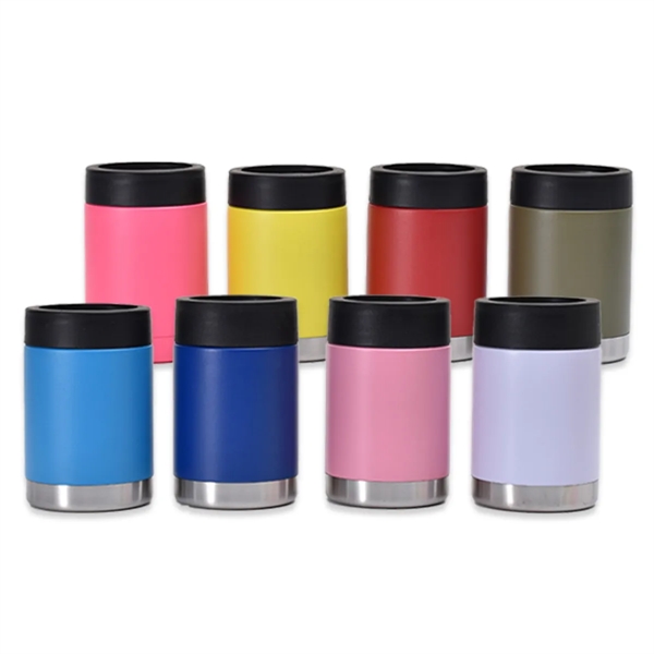 12 Oz. Can Cooler Double Wall Beverage Holder Bottle Sleeve - 12 Oz. Can Cooler Double Wall Beverage Holder Bottle Sleeve - Image 6 of 6