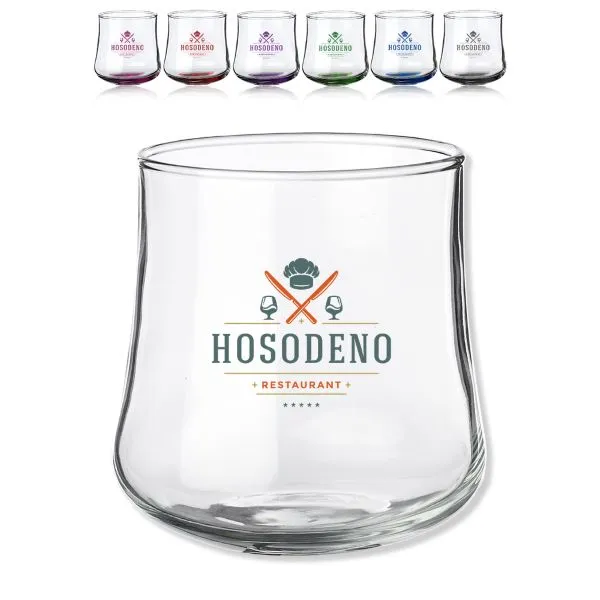 11 oz. Rose Bud Stemless Glasses - 11 oz. Rose Bud Stemless Glasses - Image 0 of 2