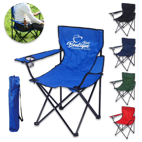 Folding Camping Chair Portable Outdoor Seat Lightweight - Folding Camping Chair Portable Outdoor Seat Lightweight - Image 0 of 8