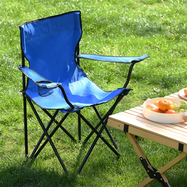 Folding Camping Chair Portable Outdoor Seat Lightweight - Folding Camping Chair Portable Outdoor Seat Lightweight - Image 4 of 8