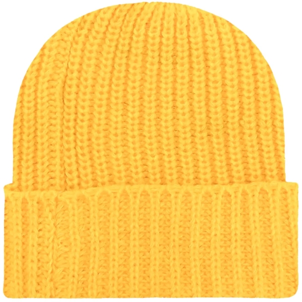 Premium Knitted Cuffed Winter Beanie - Premium Knitted Cuffed Winter Beanie - Image 10 of 18