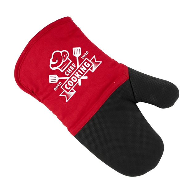 Cotton Neoprene Oven Mitt - Cotton Neoprene Oven Mitt - Image 0 of 3