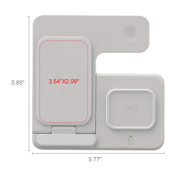 Galena 3-in-1 Wireless Charger & Stand - Galena 3-in-1 Wireless Charger & Stand - Image 11 of 11