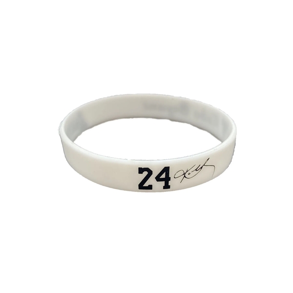 Printed Silicone Bracelet Wristband - Printed Silicone Bracelet Wristband - Image 2 of 4