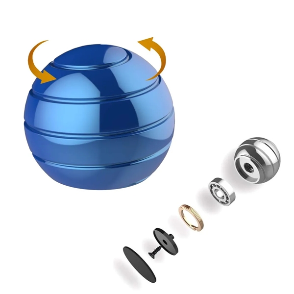 Spinning Desk Fidget Toy Ball - Spinning Desk Fidget Toy Ball - Image 3 of 4