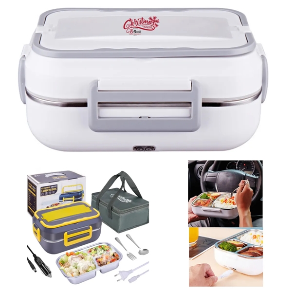 Electric Lunch Box Food Heater For Car & Home - Electric Lunch Box Food Heater For Car & Home - Image 0 of 8