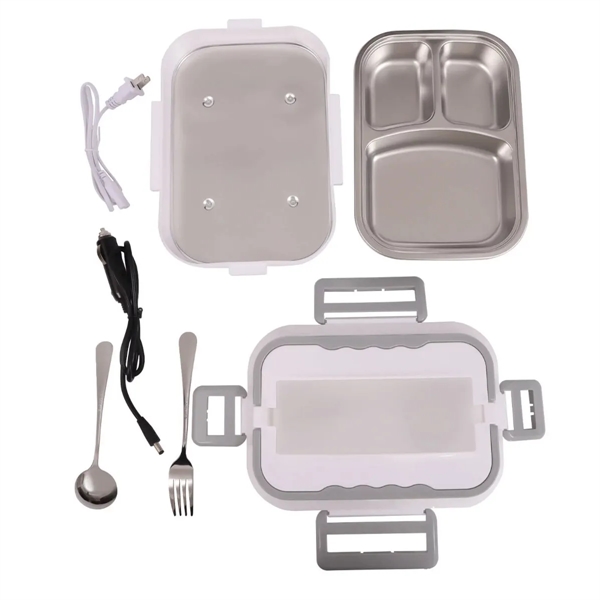 Electric Lunch Box Food Heater For Car & Home - Electric Lunch Box Food Heater For Car & Home - Image 3 of 8