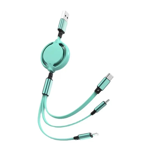 3-In-1 Multi Retractable Charging Cable - 3-In-1 Multi Retractable Charging Cable - Image 2 of 9