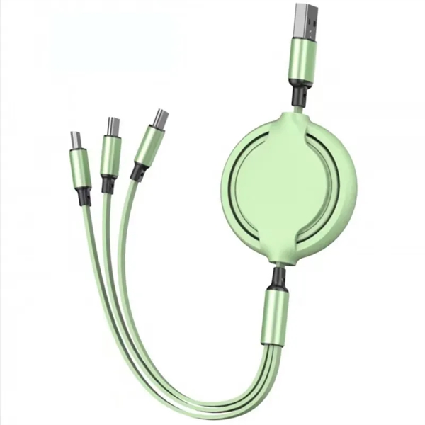 3-In-1 Multi Retractable Charging Cable - 3-In-1 Multi Retractable Charging Cable - Image 4 of 9