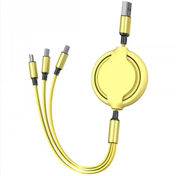 3-In-1 Multi Retractable Charging Cable - 3-In-1 Multi Retractable Charging Cable - Image 5 of 9