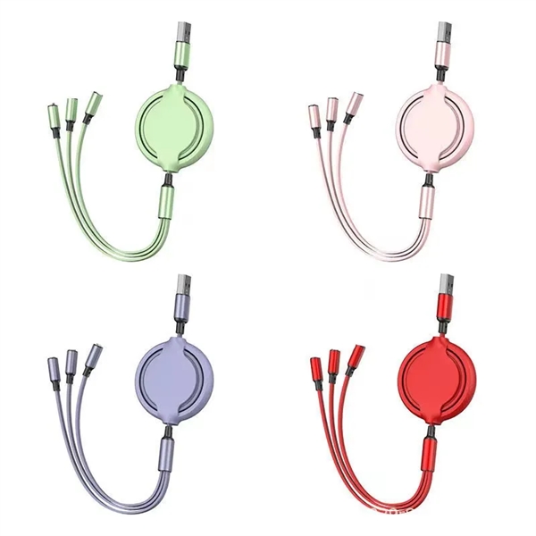 3-In-1 Multi Retractable Charging Cable - 3-In-1 Multi Retractable Charging Cable - Image 9 of 9