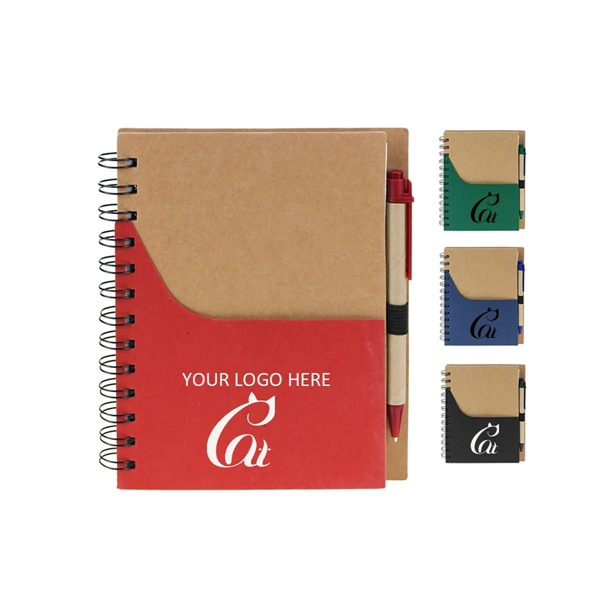 Tide Pocket Notebook with Grip Pen - Tide Pocket Notebook with Grip Pen - Image 0 of 2