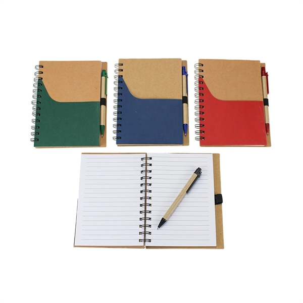 Tide Pocket Notebook with Grip Pen - Tide Pocket Notebook with Grip Pen - Image 2 of 2