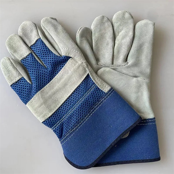Leather Work Gloves Wear-resistant Breathability Durability - Leather Work Gloves Wear-resistant Breathability Durability - Image 1 of 3