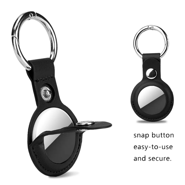 QuickShip  Apple AirTag Leatherette Case - QuickShip  Apple AirTag Leatherette Case - Image 1 of 8