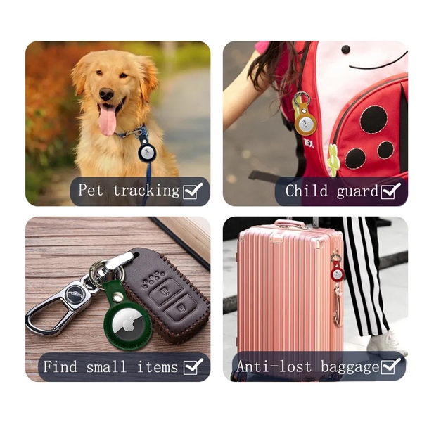 QuickShip  Apple AirTag Leatherette Case - QuickShip  Apple AirTag Leatherette Case - Image 4 of 8