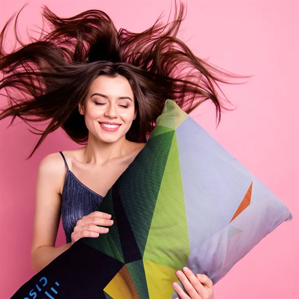 Sublimated Lumbar Pillow - Sublimated Lumbar Pillow - Image 3 of 4